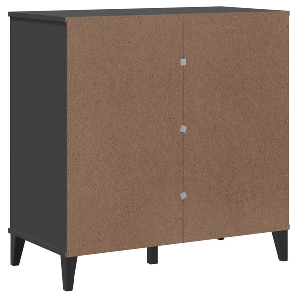 Anthrazitgraues Sideboard Viken Dache 80x40x80cm (Holz)