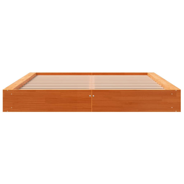 Bettgestell Sabia aus Wachsbraun 150x200cm (Kiefer)