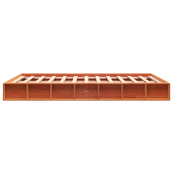 Bettgestell Sabia aus Wachsbraun 150x200cm (Kiefer)