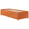 Sofa-Tagesbett Legarde 90x200cm, wachsbruan (Kiefer)