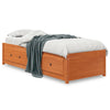 Beigefarbenes Schlafsofa Legarde 90x190cm (Kiefer)