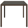 Brauner Gartentisch Teodosea 150x90x75cm (Polyrattan)
