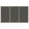 Grauer Gartentisch Teodosea 150x90x75cm (Polyrattan)