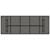 Schwarzer Gartentisch Teodosea 240x90x75cm (Polyrattan)