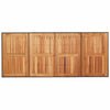 Schwarzer Gartentisch Akazie Tischplatte Naica 190x80x75cm (Polyrattan)