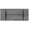 Grauer Gartentisch Naica 190x80x75cm (Polyrattan)