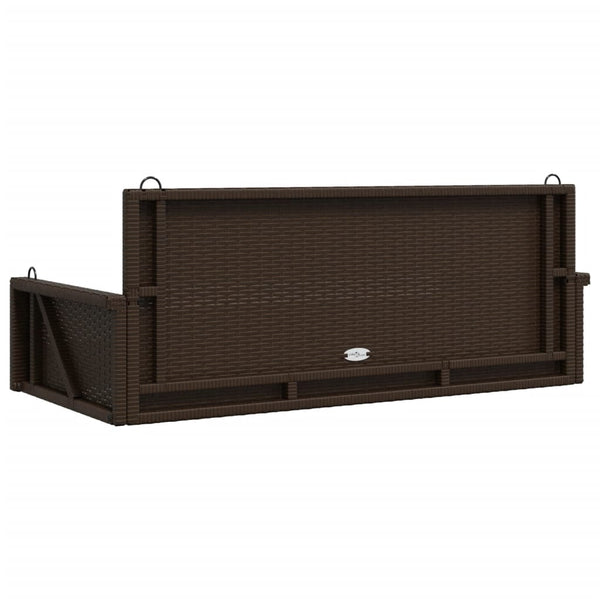 Ruskea keinupenkki Linica 119x56x48cm (polyrottinki)