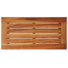 Schwarzer Gartentisch Pintea 58x27,5x55cm (Polyrattan)