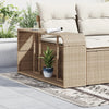 Beige Lagerregale Parmenia (2 Stück Polyrattan)
