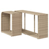 Beige Lagerregale Parmenia (2 Stück Polyrattan)