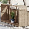 Beige Lagerregale Parmenia (2 Stück Polyrattan)