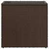 Brauner Garten-Beistelltisch Pintea 58x27,5x55cm (Polyrattan)