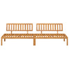 Garten-Mittelsofas Eneie (2 Stück Akazienholz)