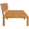 Garten-Mittelsofas Eneie (2 Stück Akazienholz)