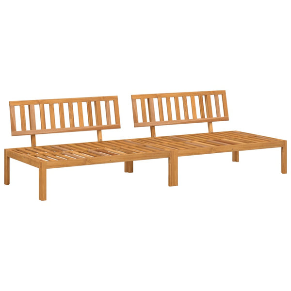 Gartenlounge-Mittelstücke Sanduca aus Akazienholz (2 Stück)