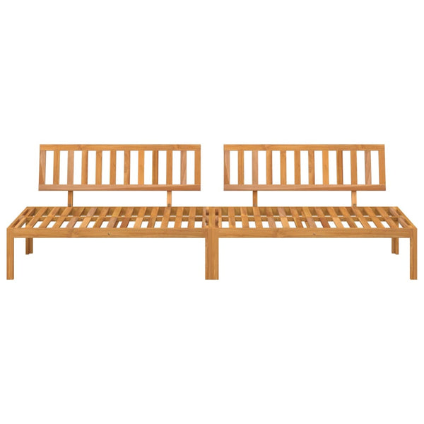 Gartenlounge-Mittelstücke Sanduca aus Akazienholz (2 Stück)