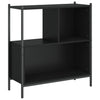 Schwarzes Bücherregal Harald 72x28x77,5cm (Holz)