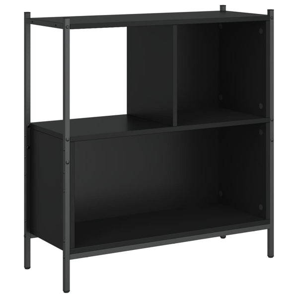 Schwarzes Bücherregal Harald 72x28x77,5cm (Holz)