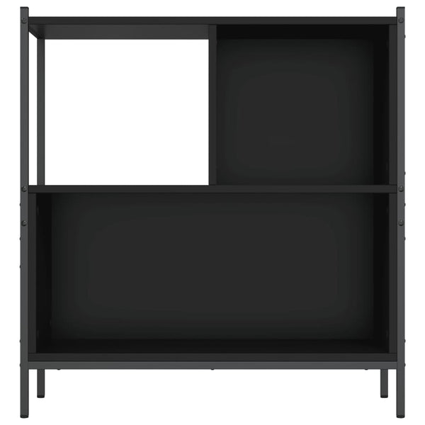 Schwarzes Bücherregal Harald 72x28x77,5cm (Holz)