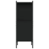 Schwarzes Bücherregal Harald 72x28x77,5cm (Holz)