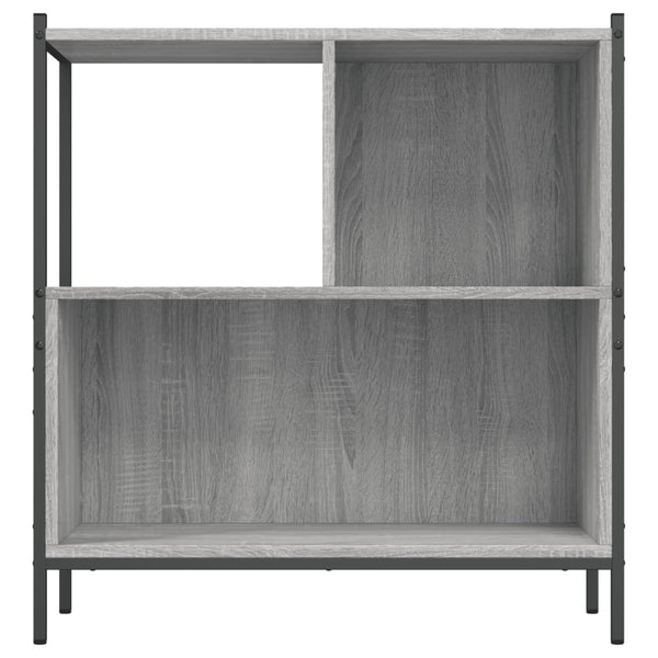 Harmaa kirjahylly Harald 72x28x77,5cm (puinen)