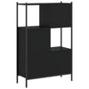 Schwarzes Bücherregal Harald 72x28x109cm (Holz)