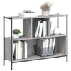 Graues Bücherregal Preoteasa 102x28x77,5cm (Holz)