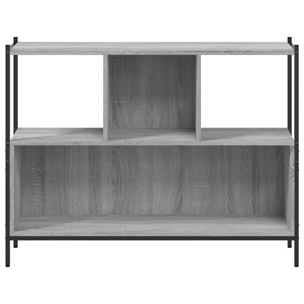 Graues Bücherregal Preoteasa 102x28x77,5cm (Holz)