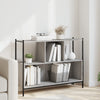 Graues Bücherregal Preoteasa 102x28x77,5cm (Holz)