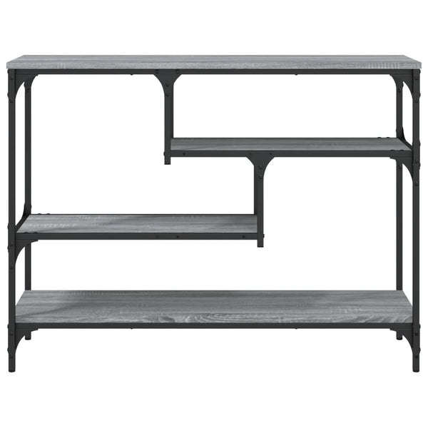 Harmaa konsolipöytä Polixian 100x30x75cm (puinen)
