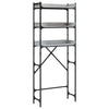 Graues Waschmaschinenregal Patrisor 67x25x163cm (Holz)
