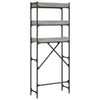 Graues Waschmaschinenregal Patrisor 67x25x163cm (Holz)