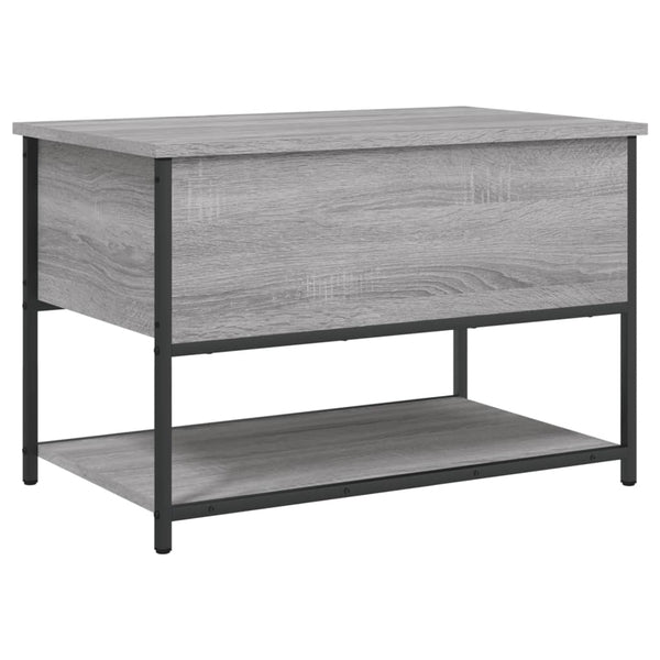 Graue Schuhbank Benita 70x42,5x47cm (Holz)