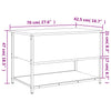 Graue Schuhbank Benita 70x42,5x47cm (Holz)