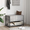 Graue Schuhbank Benita 70x42,5x47cm (Holz)
