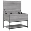 Graue Schuhbank Benita 70x42,5x47cm (Holz)