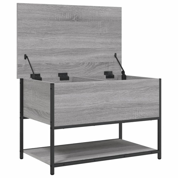 Graue Schuhbank Benita 70x42,5x47cm (Holz)