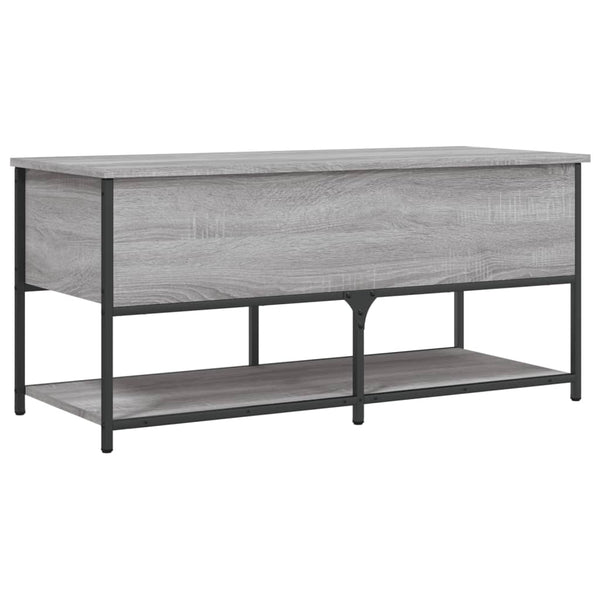 Harmaa kenkäpenkki Benita 100x42,5x47cm (puinen)