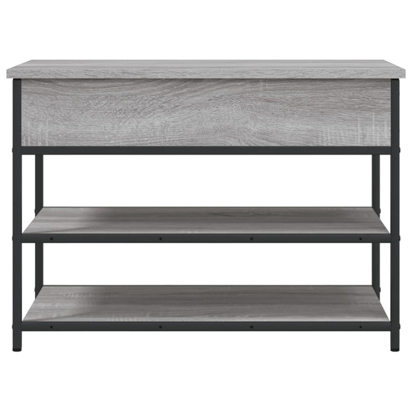 Harmaa kenkäpenkki Gheta 70x42,5x50cm (puinen)