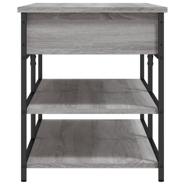 Harmaa kenkäpenkki Gheta 100x42,5x50cm (puinen)