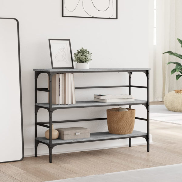 Harmaa konsolipöytä Albinica 100x32x75cm (puinen)