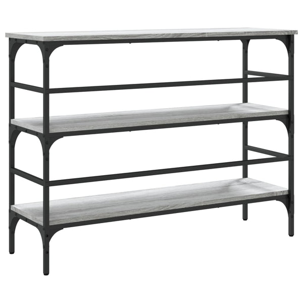 Harmaa konsolipöytä Albinica 100x32x75cm (puinen)