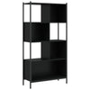 Schwarzes Bücherregal Lipovan 72x28x172cm (Holz)
