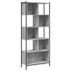 Harmaa kirjahylly Lipovan 72x28x172cm (puinen)
