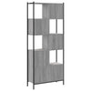 Harmaa kirjahylly Lipovan 72x28x172cm (puinen)
