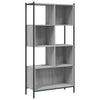 Harmaa kirjahylly Lipovan 72x28x172cm (puinen)