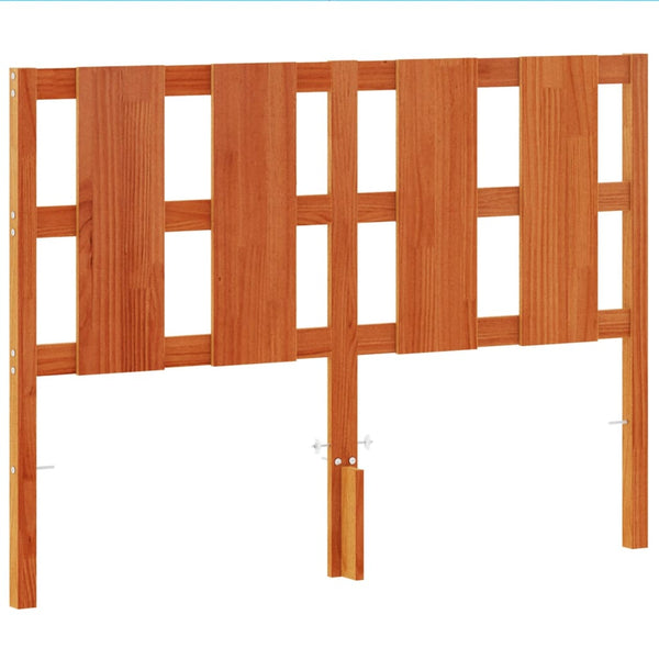 Braunes Kopfteil Ghiulfra 135 cm (Kiefer)