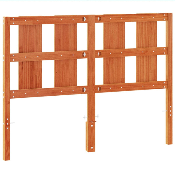 Braunes Kopfteil Ghiulfra 135 cm (Kiefer)
