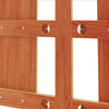 Braunes Kopfteil Ghiulfra 135 cm (Kiefer)