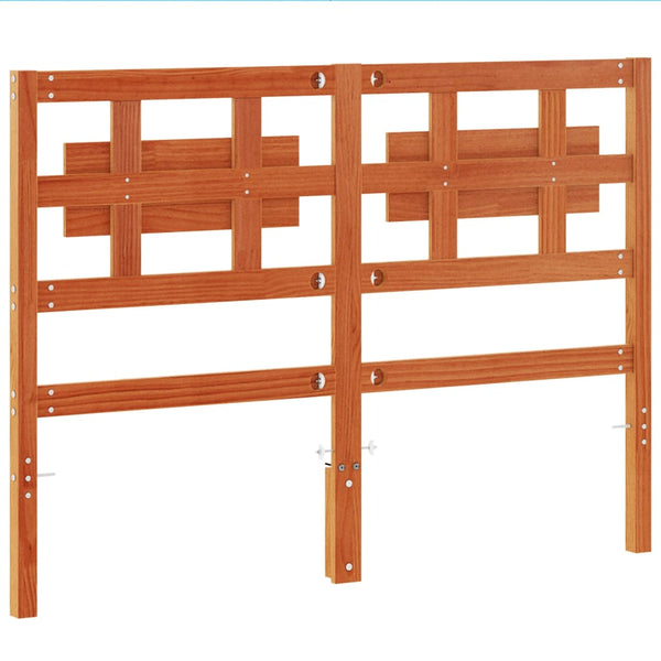 Braunes Kopfteil Fainis 135 cm (Kiefer)